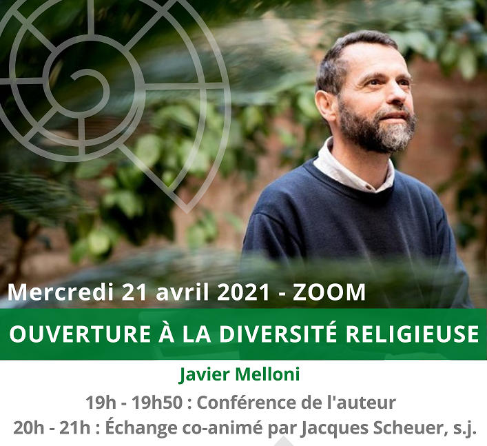 Ouverture à la diversité religieuse, livre et rencontre ZOOM avec Javier Melloni sj